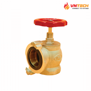 Van góc chữa cháy bằng đồng DN50/DN65 ngàm đồng