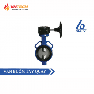 Van bướm tay quay vô lăng – Van bướm trục đối xứng ShinYi