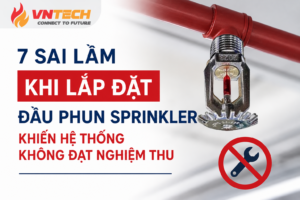 lắp đặt đầu phun sprinkler