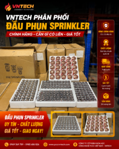 Đầu Phun Sprinkler Vntech phân phối