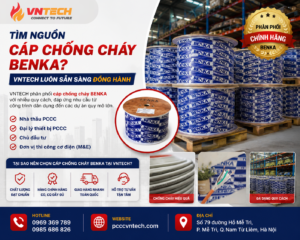 Cáp chống cháy Benka do Vntech phân phối